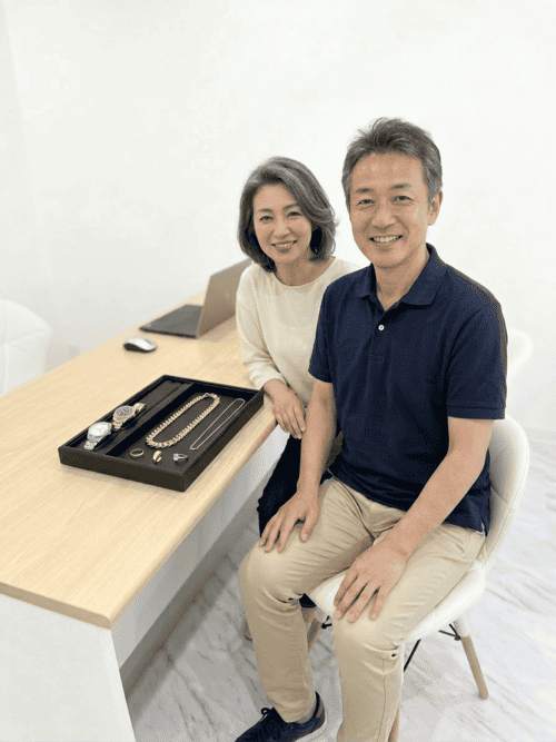 宝石買取でご来店されたご夫婦のお客様