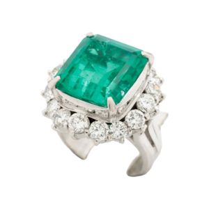 エメラルドリング18ct